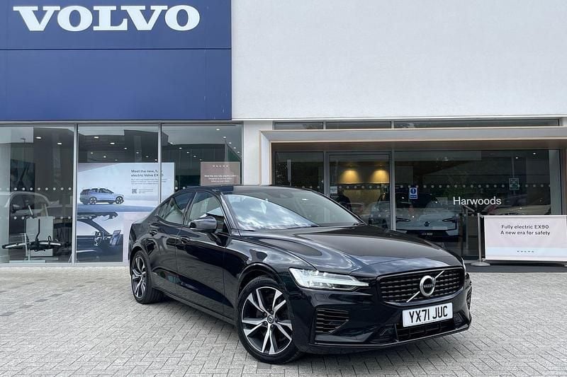 Black Used 2021 Volvo S60 R-Design Sedan | £21,780 (Fair price) - Image 1/4