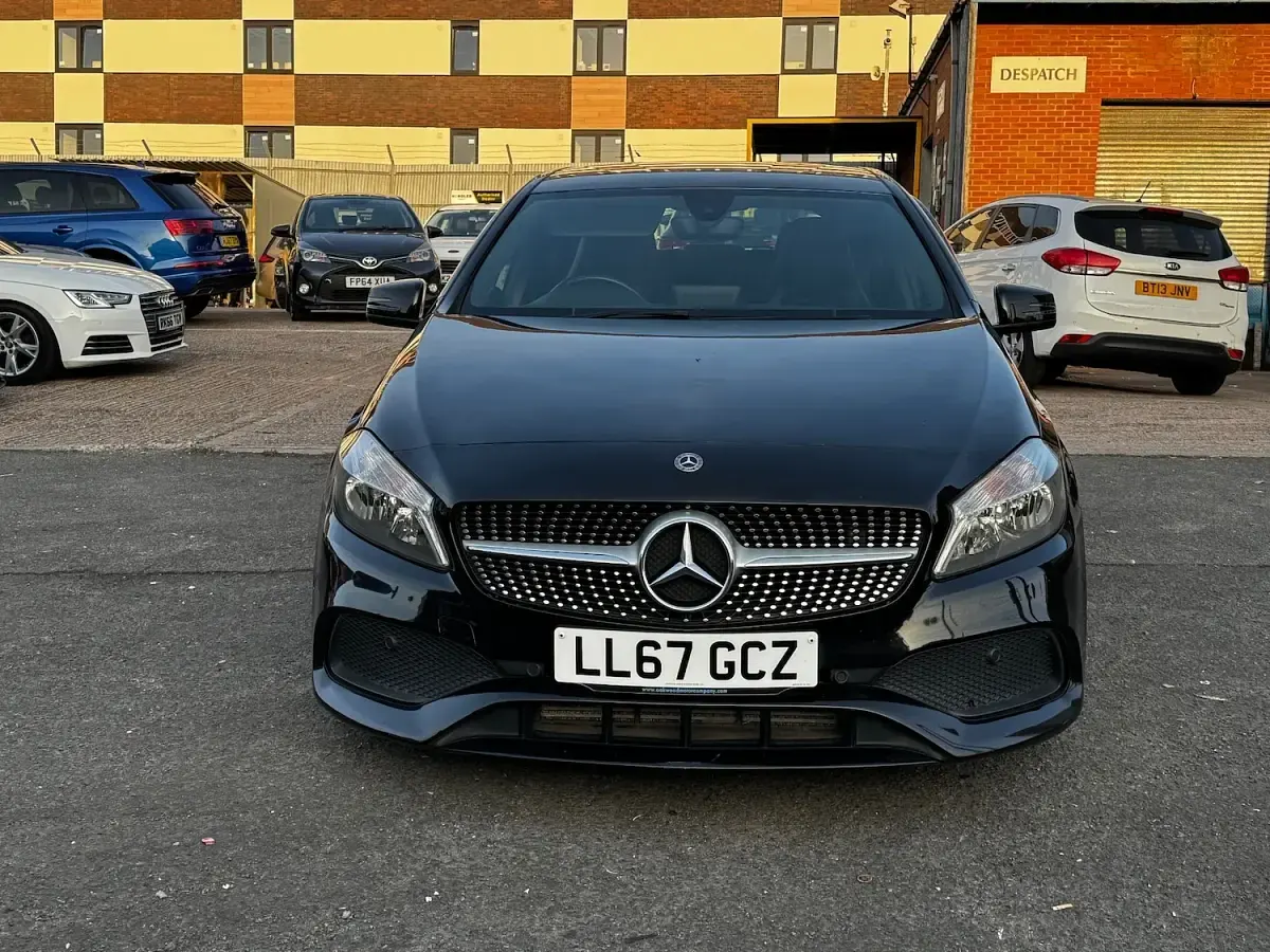 Used Mercedes A160 AMG line 2018 Black Hatchback