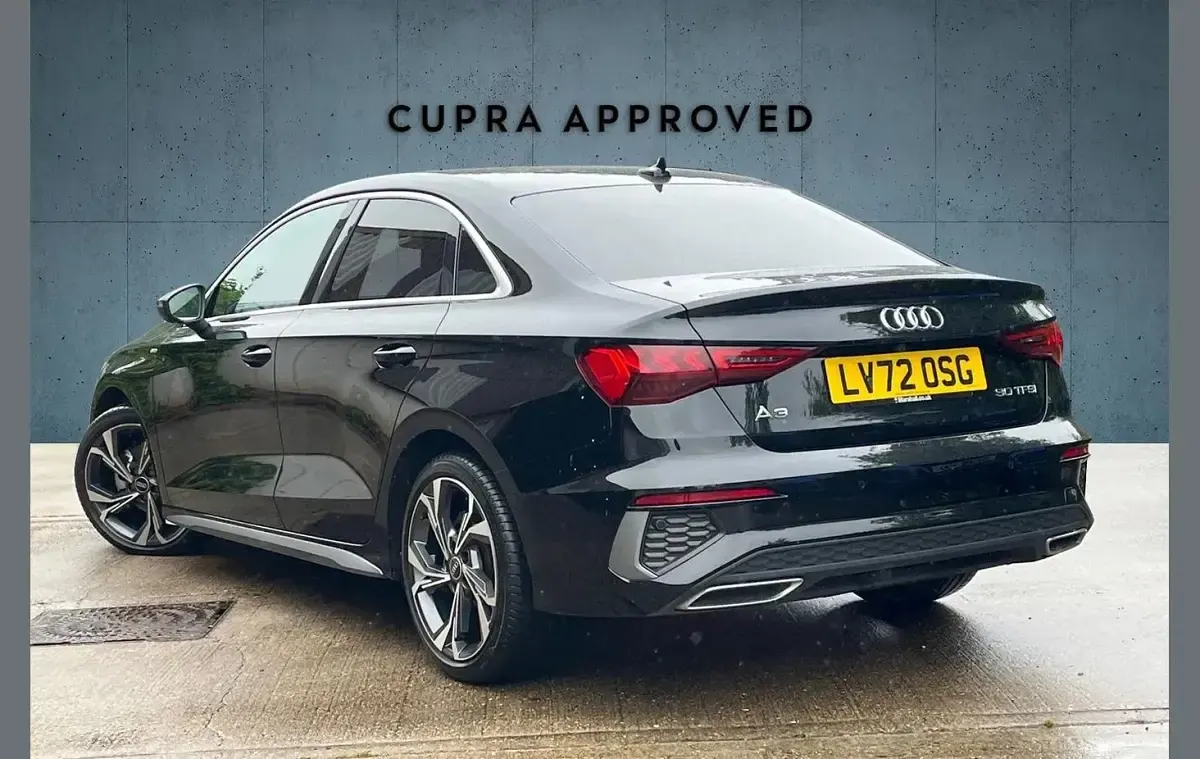 Used Audi A3 S-Line 108 HP (79 kW) 2022 Black Sedan