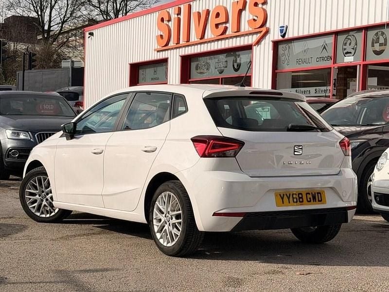 Used Seat Ibiza SE Technology 95 HP (69 kW) 2018 White Hatchback