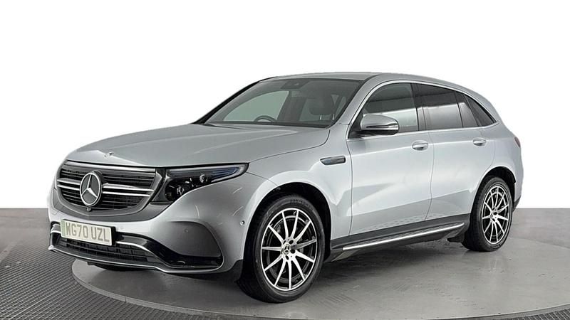Silver Used 2020 Mercedes EQC400 AMG line SUV | £20,920 (Good price) - Image 1/4