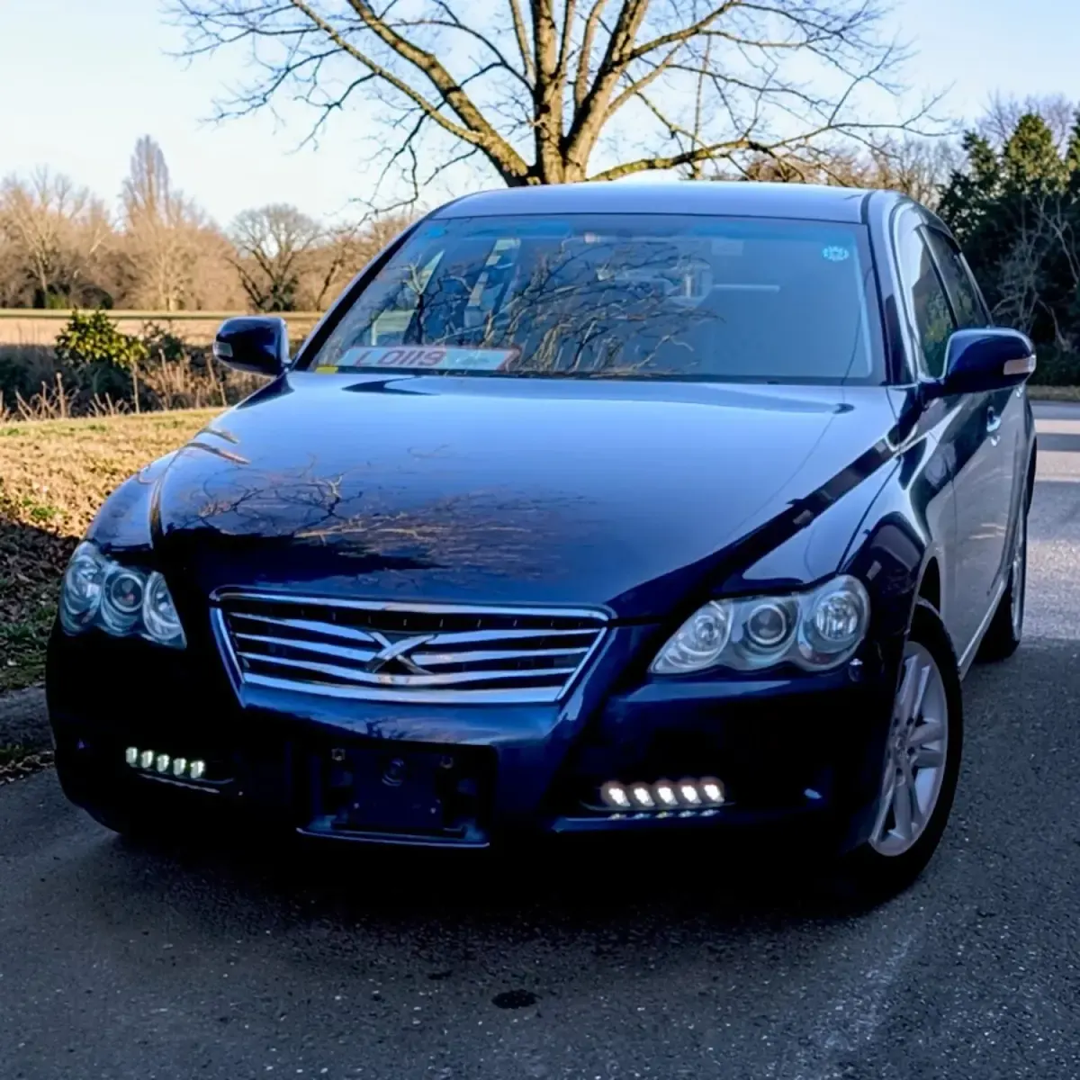 Used Toyota Mark X 2026 Blue Sedan