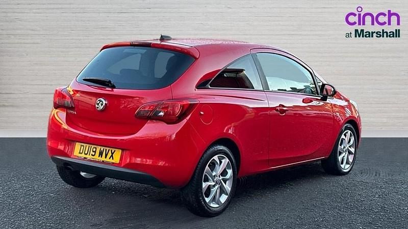 Used Vauxhall Corsa Sport 90 HP (66 kW) 2019 Red Hatchback