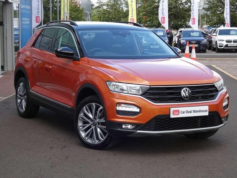 Orange Used 2021 VW T-Roc Design SUV | £16,998 (Good price) - Image 1/4