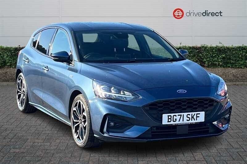 Blue Used 2020 Ford Focus ST-Line X Hatchback | £13,739 (Fair price) - Image 1/4