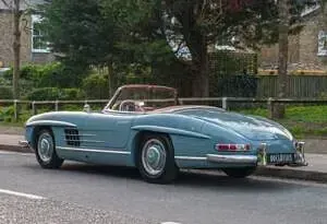 Used Mercedes SL300 215 HP (158 kW) 1957 Blue Cabriolet