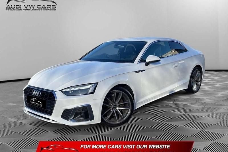 White Used 2021 Audi A5 S-Line Coupe | £21,000 (Good price) - Image 1/1