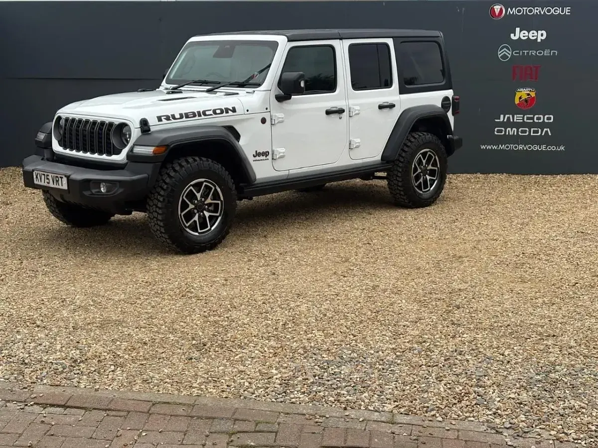 New Jeep Wrangler Rubicon 272 HP (200 kW) 2025 Bright white SUV