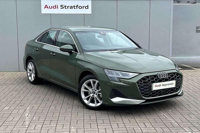 District green, metallic Used 2025 Audi A3 Sport Sedan | £26,950 (Fair price) - Image 1/4