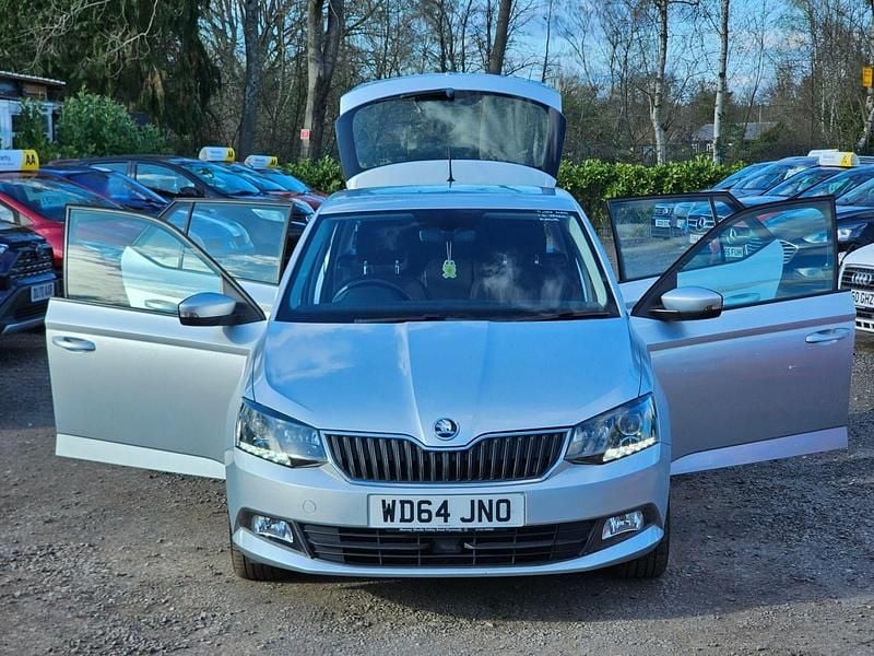 Used Skoda Fabia SE L 90 HP (66 kW) 2015 Silver Hatchback