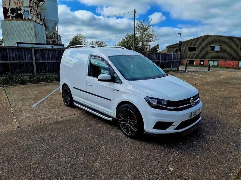 Used VW Caddy Trendline 102 HP (75 kW) 2020 White MPV