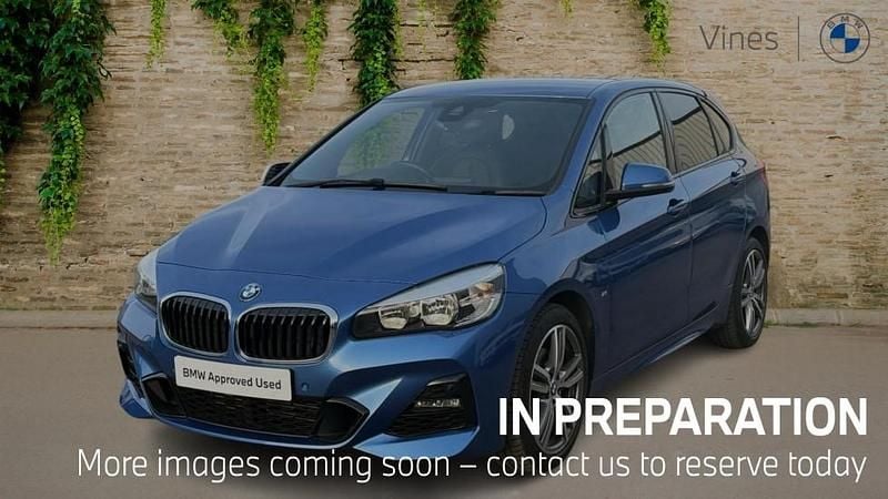 Used BMW 220 Active Tourer M Sport 189 HP (139 kW) 2019 Blue MPV