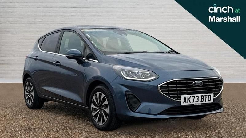 Chrome blue (metallic colour) Used 2023 Ford Fiesta Titanium Hatchback | £14,287 - Image 1/4
