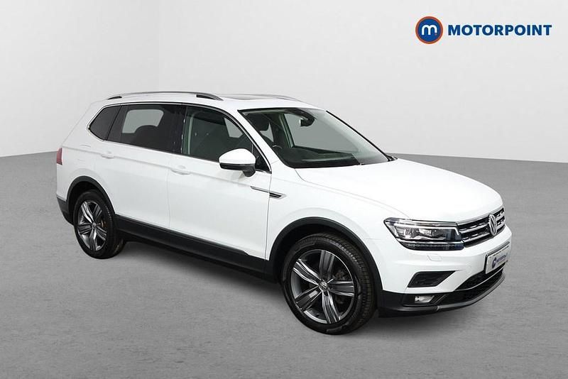 White Used 2021 VW Tiguan Allspace SEL SUV | £23,449 (Fair price) - Image 1/4