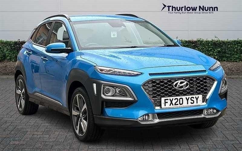 Used Hyundai Kona Premium 120 HP (88 kW) 2020 Blue SUV