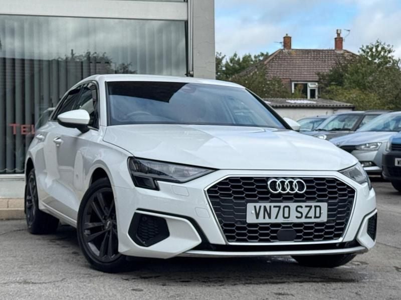 White Used 2020 Audi A3 Sport Hatchback | £18,995 (Fair price) - Image 1/4