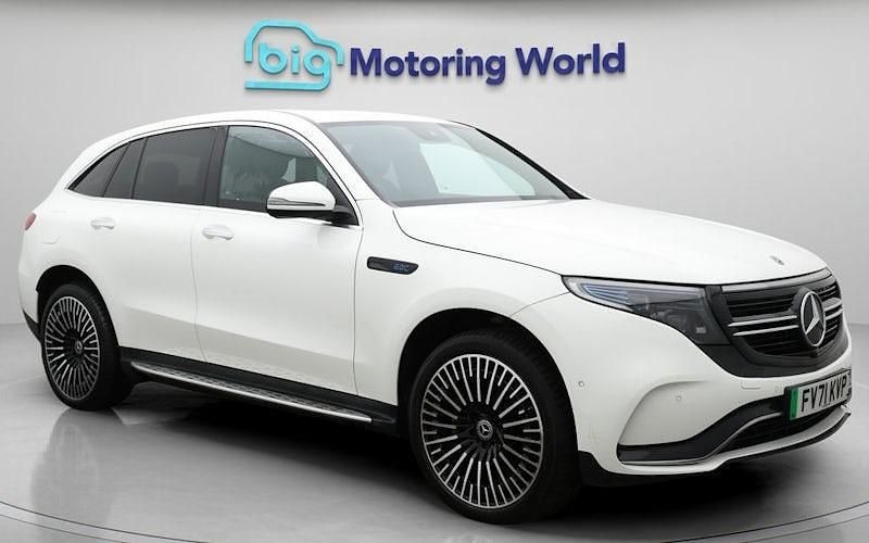 Used Mercedes EQC400 AMG Line Premium 300 kW (408 HP) 2022 White SUV