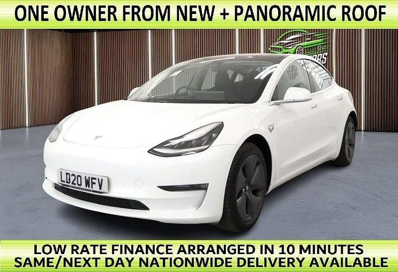 White Used 2020 Tesla Model 3 Long Range AWD Sedan | £17,970 (Super price) - Image 1/4