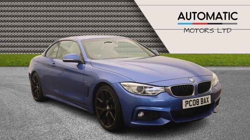 Blue Used 2016 BMW 420 M Sport Cabriolet | £10,290 (Good price) - Image 1/4