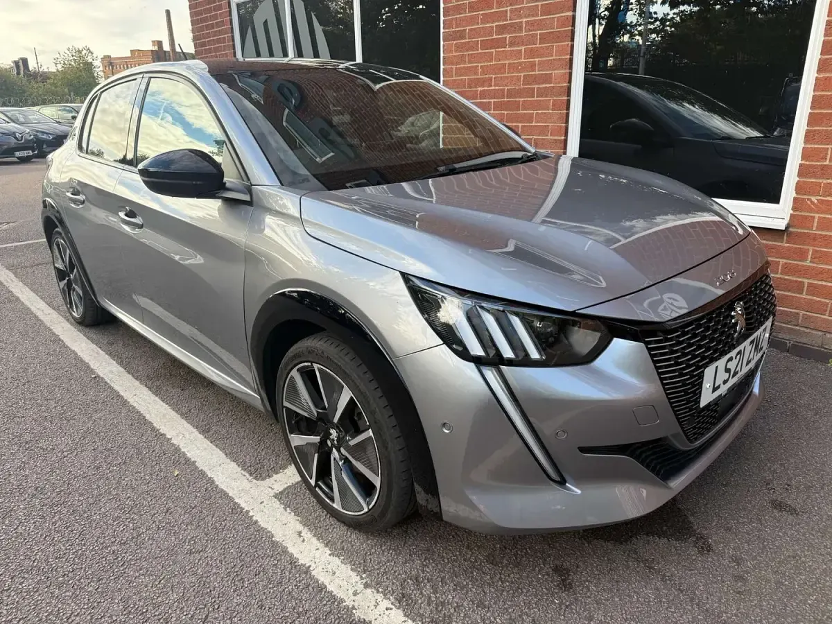 Used Peugeot e-208 Premium 100 kW (136 HP) 2021 Grey Hatchback