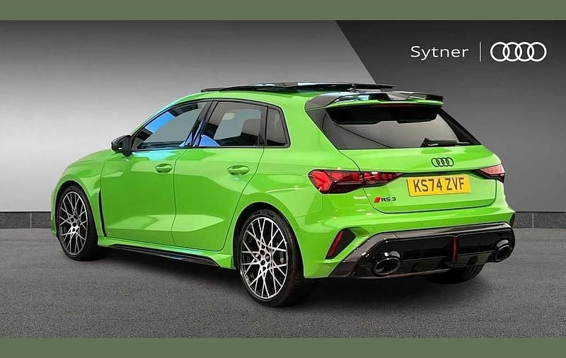 New Audi RS3 Comfort 394 HP (289 kW) 2025 Green Sedan