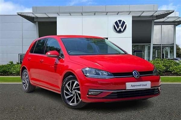 Red Used 2020 VW Golf VII Match Hatchback | £14,999 (Fair price) - Image 1/4