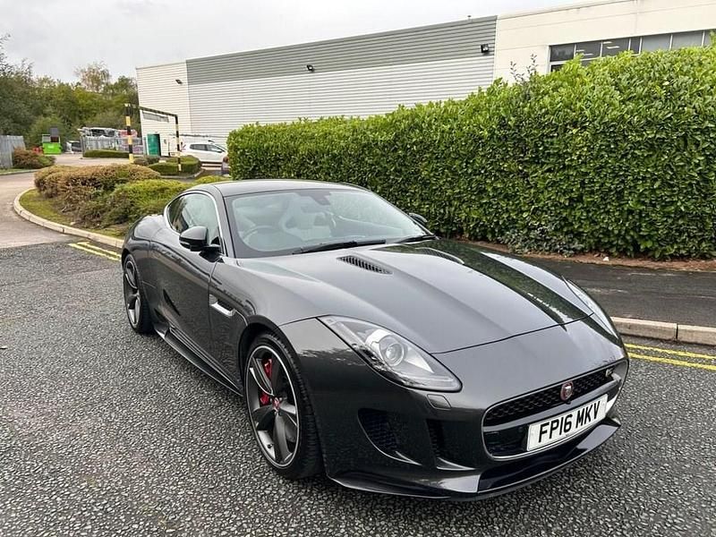 Grey Used 2016 Jaguar F-Type Supercharged Coupe | £33,650 (Expensive) - Image 1/4
