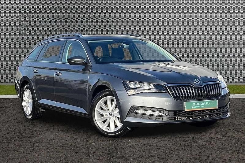 Graphite grey metallic Used 2024 Skoda Superb SE Technology Estate | £25,382 (Fair price) - Image 1/4