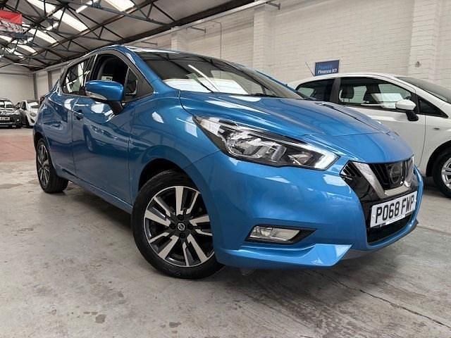Blue Used 2018 Nissan Micra Acenta Hatchback | £6,490 (Fair price) - Image 1/4
