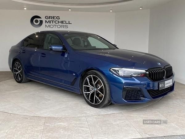 Used BMW 520 M Sport 2021 Blue Sedan