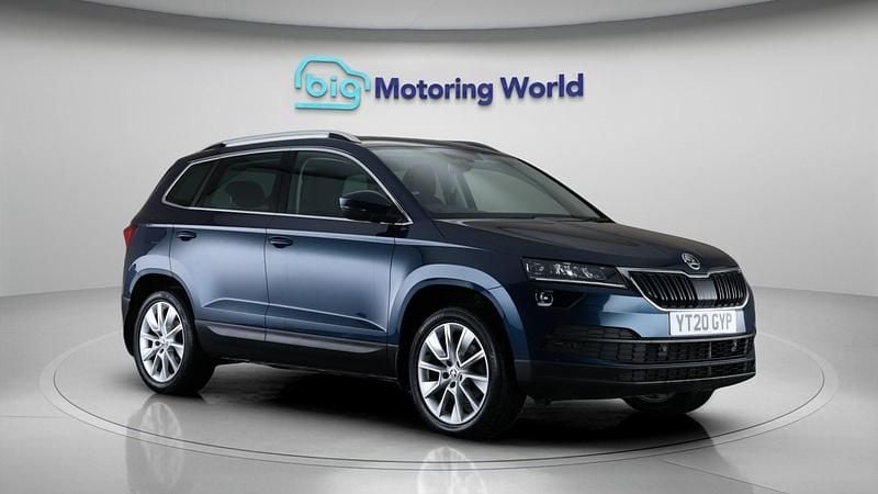 Blue Used 2020 Skoda Karoq SE L SUV | £16,700 (Good price) - Image 1/4