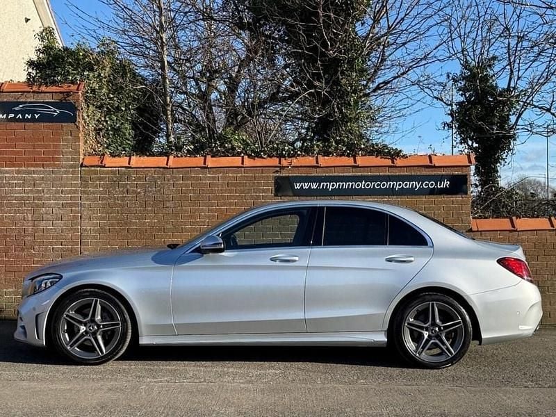 Used Mercedes C200 AMG line 2020 Silver Sedan