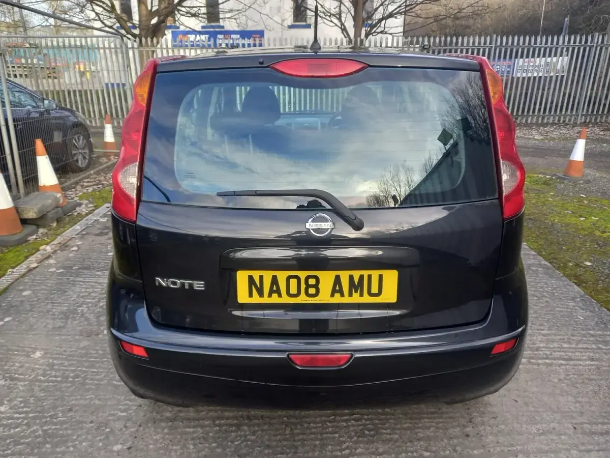 Used Nissan Note Visia 88 HP (64 kW) 2008 Black Hatchback