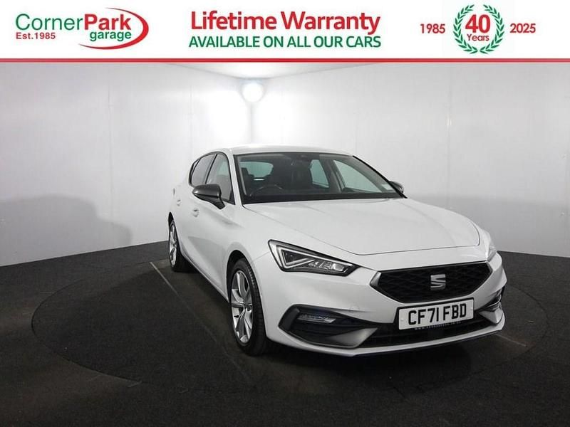 White Used 2021 Seat Leon FR Hatchback | £12,749 (Fair price) - Image 1/4