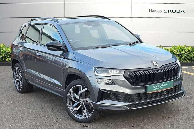 Graphite grey metallic Used 2025 Skoda Karoq SportLine SUV | £30,995 (Fair price) - Image 1/4