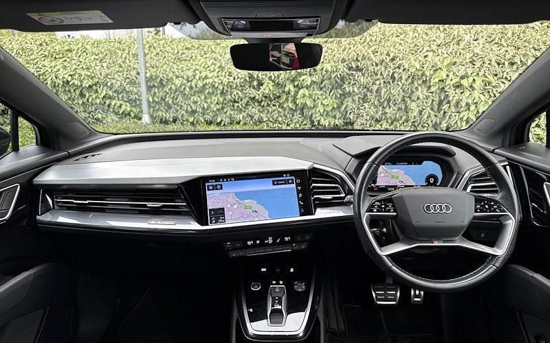 Used Audi Q4 e-tron S-Line 150 kW (204 HP) 2023 Black SUV