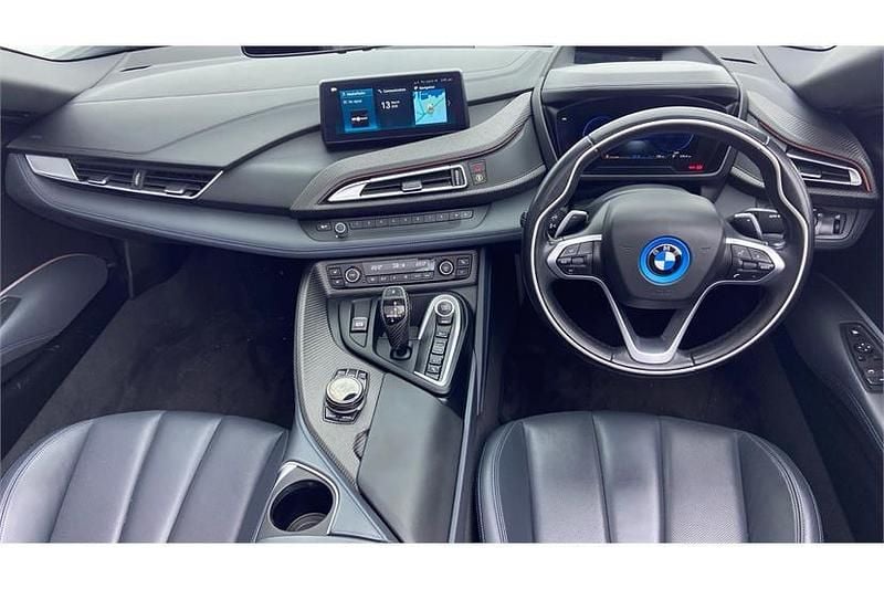 Used BMW i8 Comfort Edition 374 HP (275 kW) 2019 Sophisto grey / bmwi blue accent Cabriolet