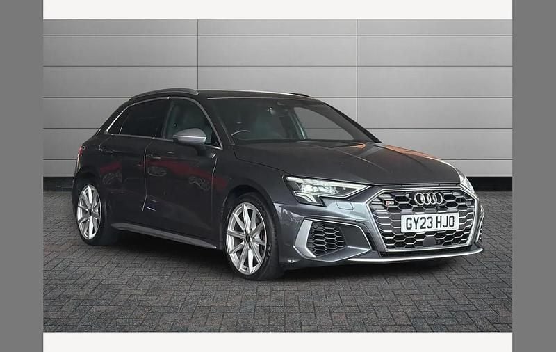 Grey Used 2023 Audi S3 Sportback Comfort Hatchback | £29,395 (Fair price) - Image 1/4