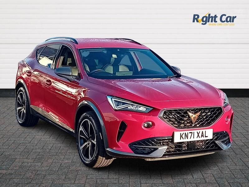 Used Cupra Formentor 204 HP (150 kW) 2021 Red SUV