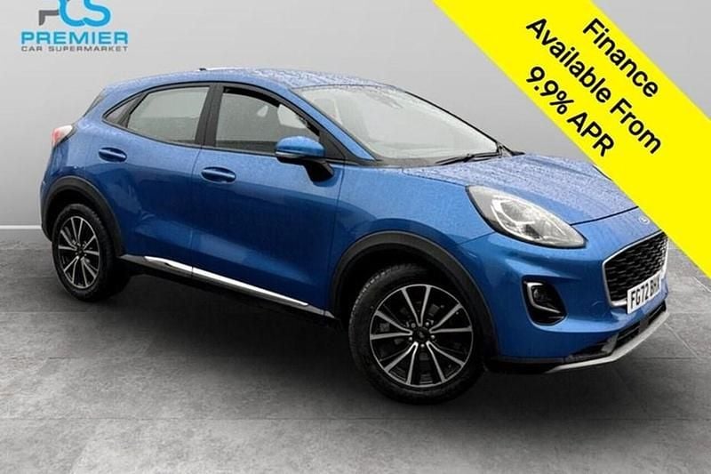 Desert island blue (exclusive paint) Used 2022 Ford Puma Titanium SUV | £11,295 (Fair price) - Image 1/1