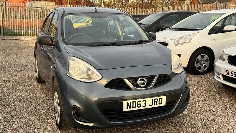 Grey Used 2014 Nissan Micra Visia Hatchback | £2,399 (Good price) - Image 1/4
