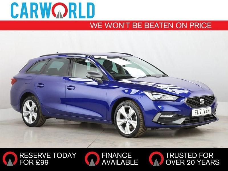 Blue Used 2021 Seat Leon FR Estate | £13,400 - Image 1/3