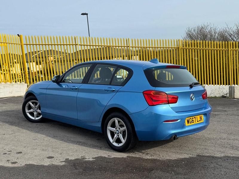 Used BMW 118 Comfort Edition 2017 Blue Hatchback