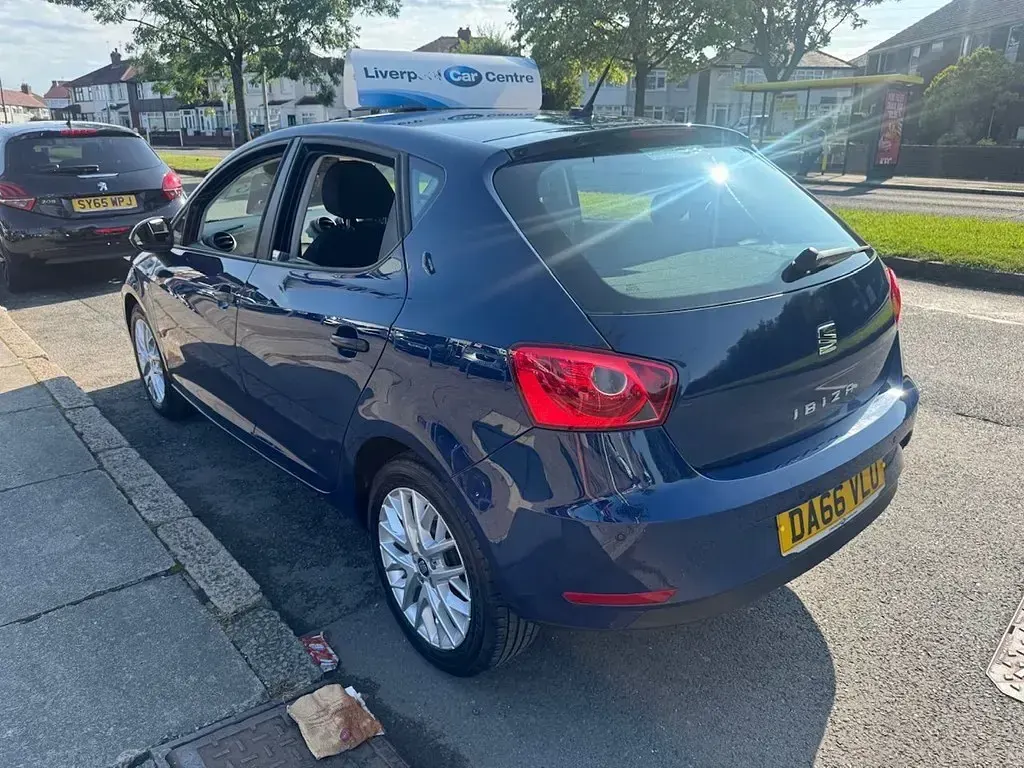 Used Seat Ibiza 74 HP (54 kW) 2016 Blue Hatchback
