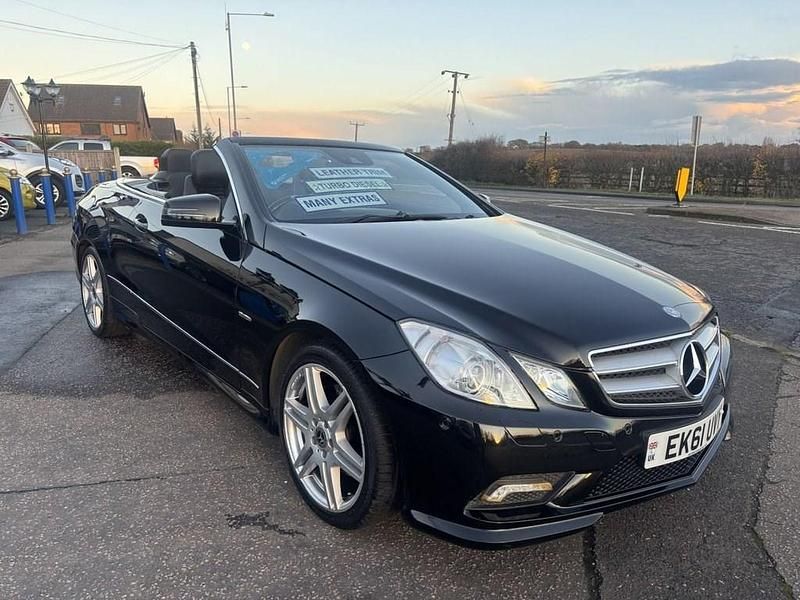 Used Mercedes E220 Sport Edition 170 HP (125 kW) 2011 Black Cabriolet