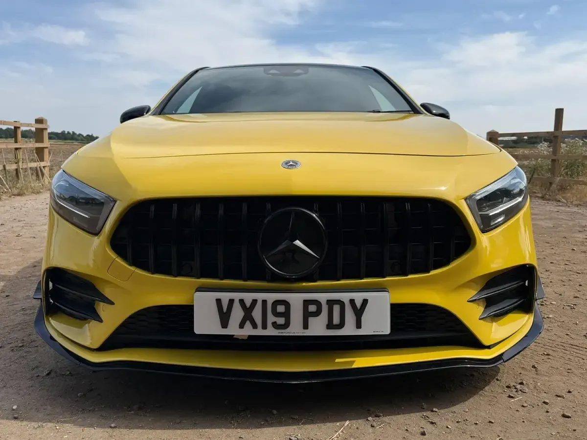 Used Mercedes A35 AMG Premium Plus 2019 Yellow Hatchback