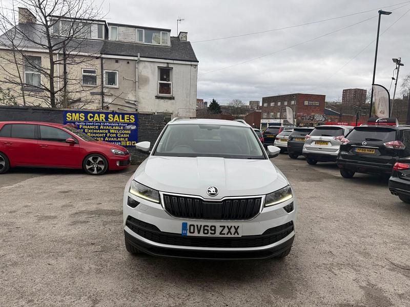 Used Skoda Karoq SE L 115 HP (84 kW) 2019 White SUV