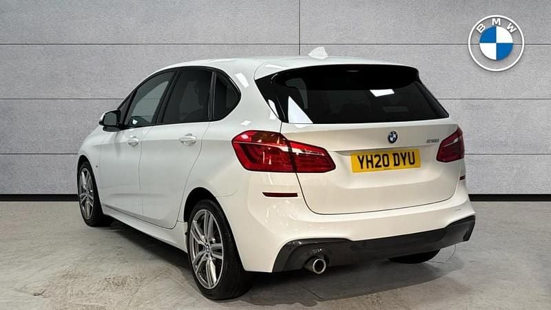 Used BMW 218 Active Tourer M Sport 138 HP (101 kW) 2020 White MPV
