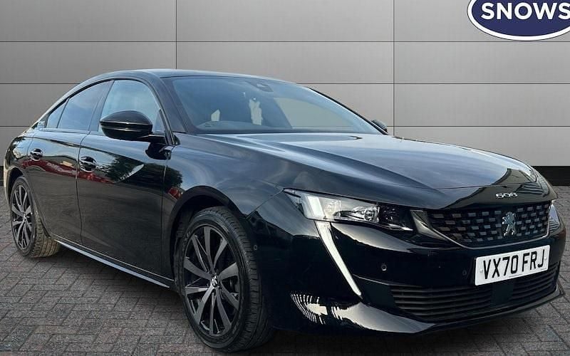 Black Used 2020 Peugeot 508 GT-line Hatchback | £14,569 (Fair price) - Image 1/4