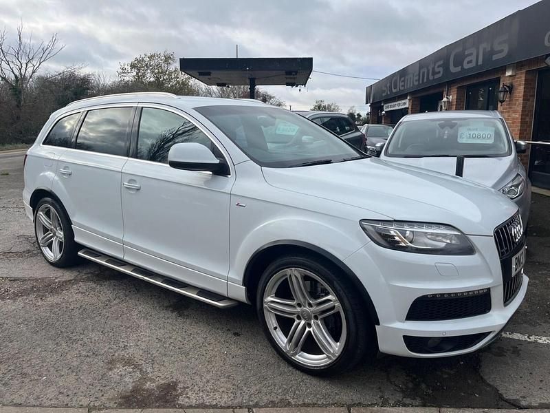 White Used 2013 Audi Q7 S-Line SUV | £9,000 (Super price) - Image 1/4